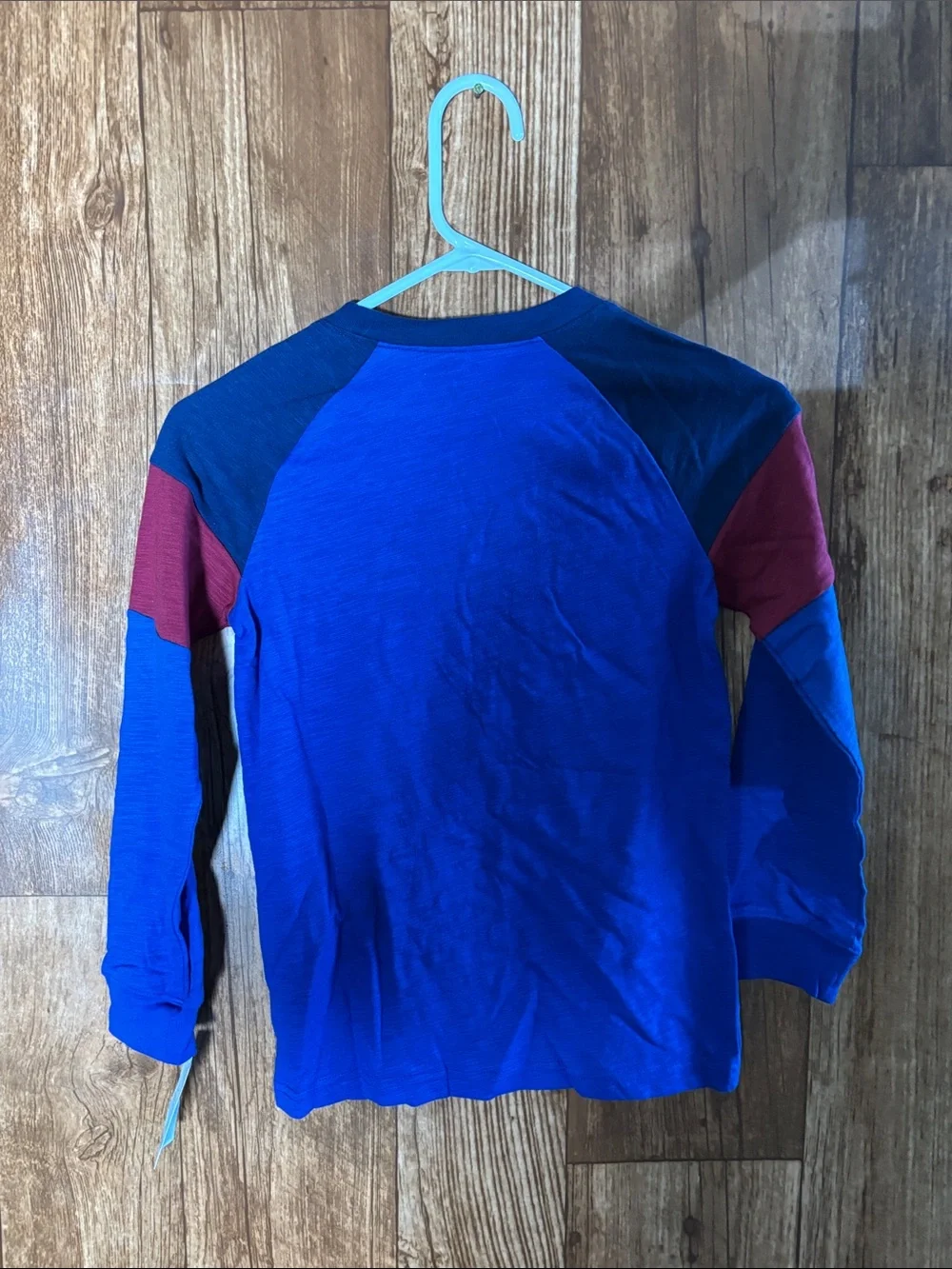 NWT Carter's Blue 'Goal Getter' Colorblock Long Sleeve Tee
